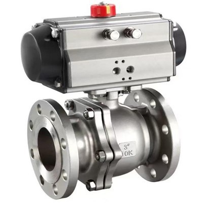 Pneumatisk aktivert kuleventil